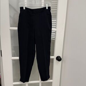 J.Crew Jamie Pant – Black Elastic Waist Cropped, Size 4